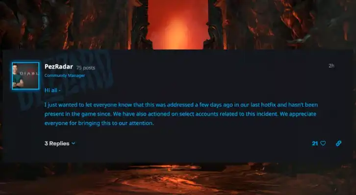 Diablo Players Express Frustration Over Shop-Only Armor Mog ImageAlt
